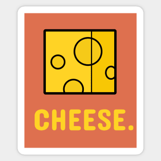 Cheese. Sticker